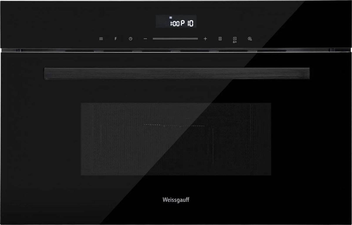 Встраиваемая микроволновая печь WEISSGAUFF BMWO-341 DB Edition, 34л, 900Вт, черный [431590]